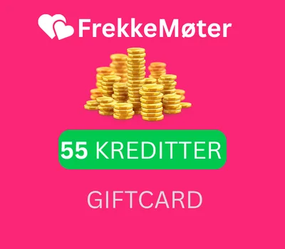 FrekkeMøter.no 55 Credits Gift Card — лицензионный ключ