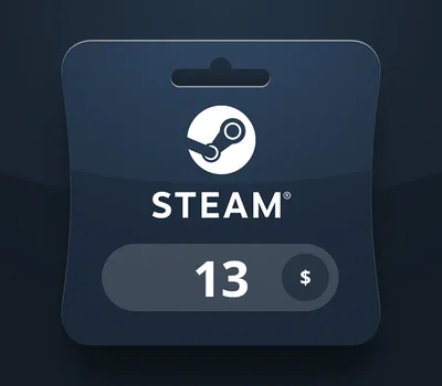 Steam Wallet USD 13 Gift Card US — лицензионный ключ