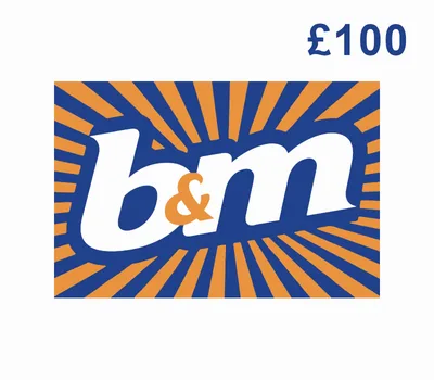 B&M GBP 100 Gift Card UK — лицензионный ключ