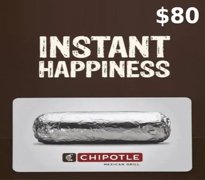 Chipotle USD 80 Gift Card US — лицензионный ключ