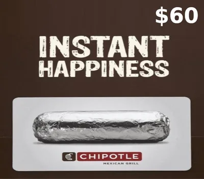 Chipotle USD 60 Gift Card US — лицензионный ключ