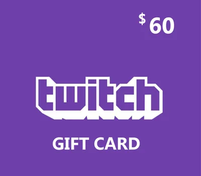 Twitch USD 60 Gift Card US — лицензионный ключ