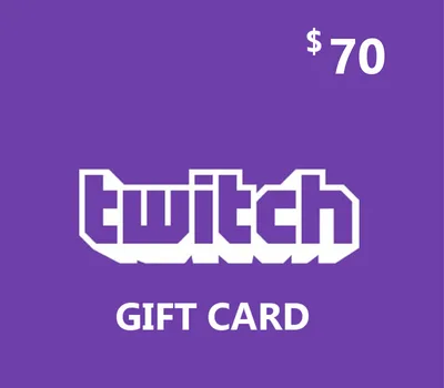 Twitch USD 70 Gift Card US — лицензионный ключ
