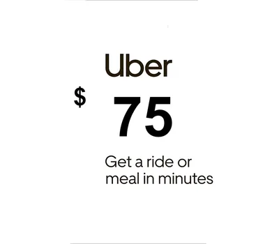 Uber USD 75 Gift Card US — лицензионный ключ