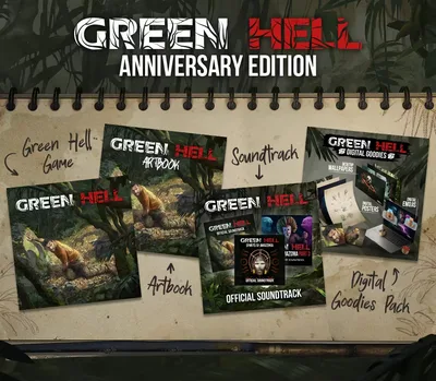 Green Hell Anniversary Edition PC Steam Account — лицензионный ключ