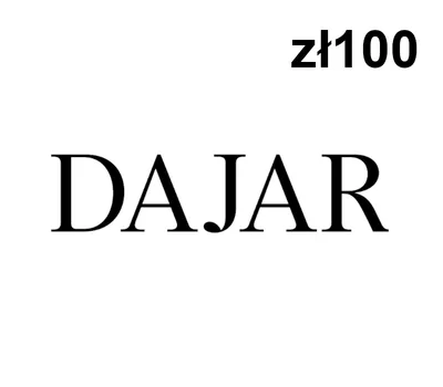 DAJAR PLN 100 Gift Card PL — лицензионный ключ