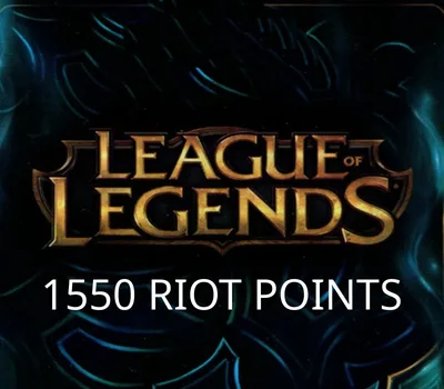 League of Legends 1550 RP Prepaid Card TR — лицензионный ключ