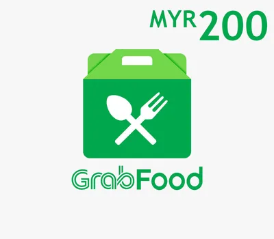 Grab Food MYR 200 Gift Card MY — лицензионный ключ
