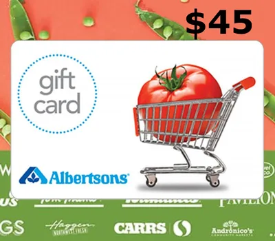 Albertson's USD 45 Gift Card US — лицензионный ключ