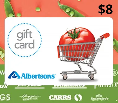 Albertson's USD 8 Gift Card US — лицензионный ключ