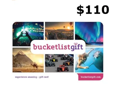 BucketlistGift USD 110 Gift Card US — лицензионный ключ