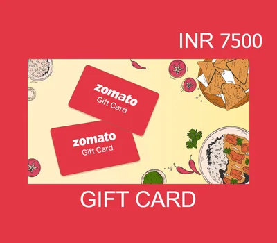 Zomato INR 7500 Gift Card IN — лицензионный ключ