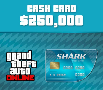 Grand Theft Auto Online - $250,000 Tiger Shark Cash Card Xbox Series X|S CD Key — лицензионный ключ