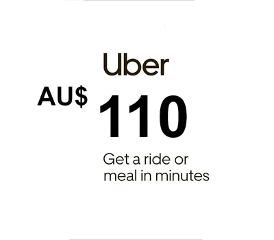 Uber AUD 110 Gift Card AU — лицензионный ключ