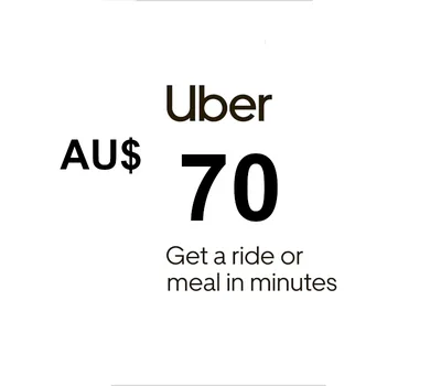 Uber AUD 70 Gift Card AU — лицензионный ключ