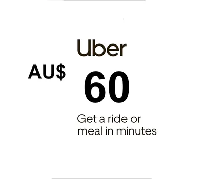 Uber AUD 60 Gift Card AU — лицензионный ключ