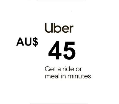 Uber AUD 45 Gift Card AU — лицензионный ключ