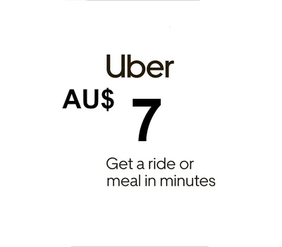 Uber AUD 7 Gift Card AU — лицензионный ключ
