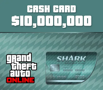 Grand Theft Auto Online - $10,000,000 Megalodon Shark Cash Card EU Xbox Series X|S CD Key — лицензионный ключ