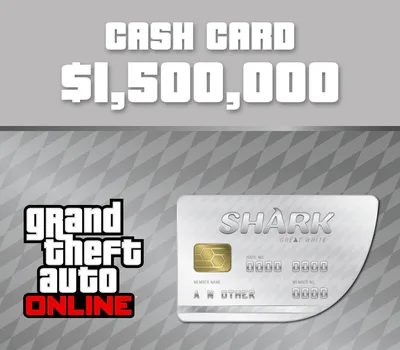 Grand Theft Auto Online - $1,500,000 Great White Shark Cash Card UK Xbox Series X|S CD Key — лицензионный ключ
