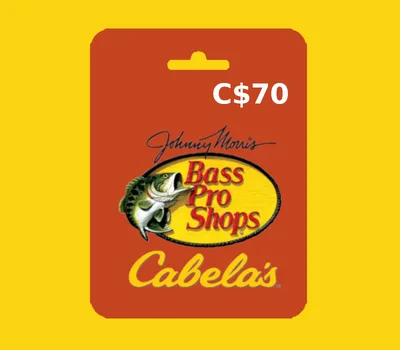 Bass Pro / Cabela's CAD 70 Gift Card CA — лицензионный ключ