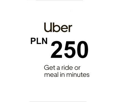Uber PLN 250 Gift Card PL — лицензионный ключ