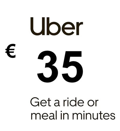 Uber EUR 35 Gift Card FR — лицензионный ключ