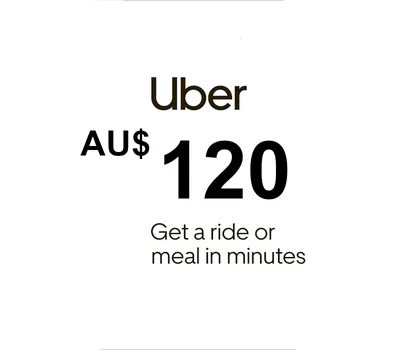 Uber AUD 120 Gift Card AU — лицензионный ключ