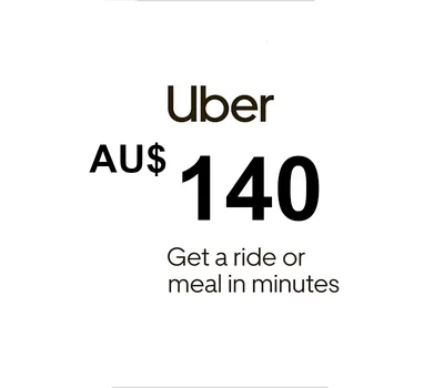 Uber AUD 140 Gift Card AU — лицензионный ключ