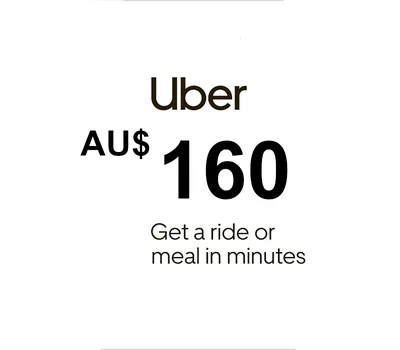 Uber AUD 160 Gift Card AU — лицензионный ключ