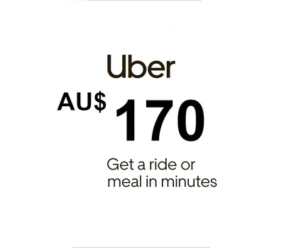 Uber AUD 170 Gift Card AU — лицензионный ключ