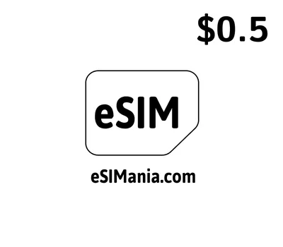 eSIMoney USD 0.5 eSIMania.com Gift Card — лицензионный ключ