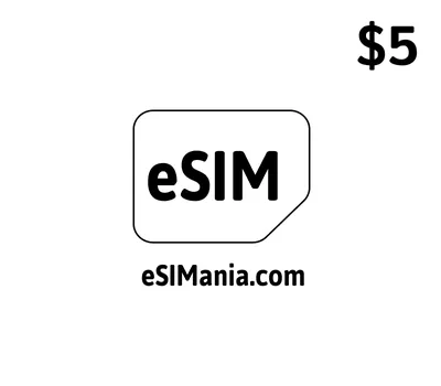 eSIMoney USD 5 eSIMania.com Gift Card — лицензионный ключ