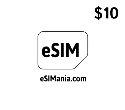 eSIMoney USD 10 eSIMania.com Gift Card — лицензионный ключ