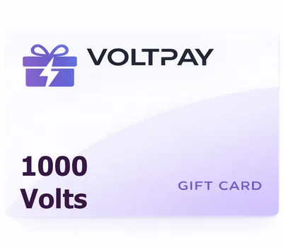 VoltPay 1000 Volts Gift Card — лицензионный ключ