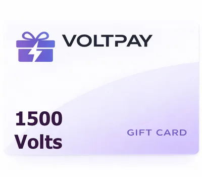 VoltPay 1500 Volts Gift Card — лицензионный ключ