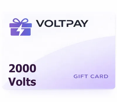 VoltPay 2000 Volts Gift Card — лицензионный ключ