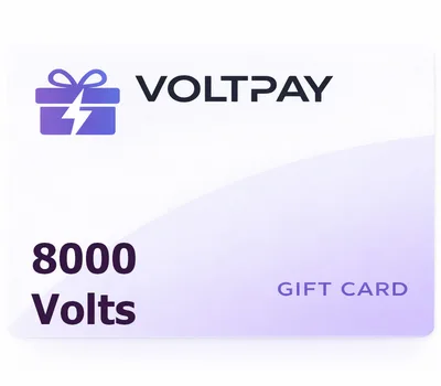 VoltPay 8000 Volts Gift Card — лицензионный ключ