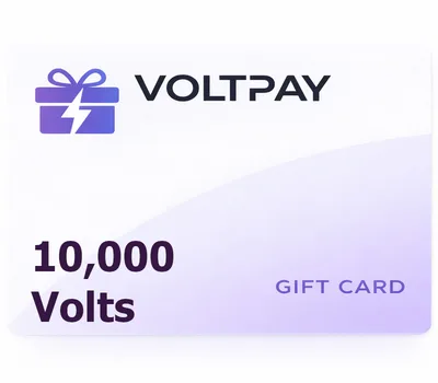 VoltPay 10000 Volts Gift Card — лицензионный ключ