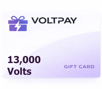 VoltPay 13000 Volts Gift Card — лицензионный ключ