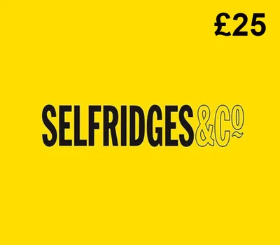 Selfridges GBP 25 Gift Card UK — лицензионный ключ