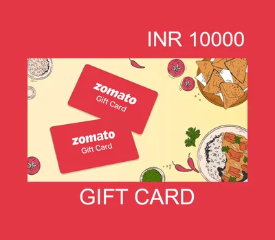 Zomato INR 10000 Gift Card IN — лицензионный ключ