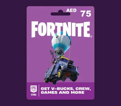 Fortnite AED 75 PC Epic Games Gift Card AE — лицензионный ключ