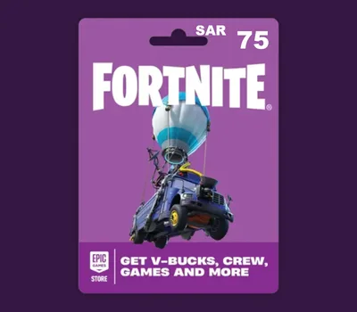 Fortnite SAR 75 PC Epic Games Gift Card SA — лицензионный ключ