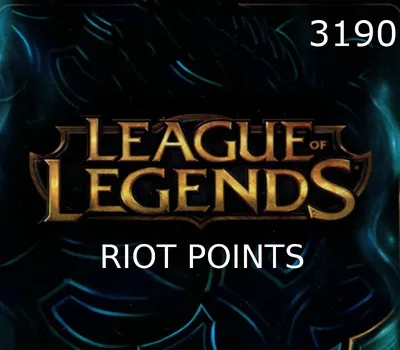 League of Legends 3190 RP Prepaid Card EU — лицензионный ключ