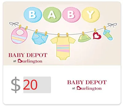 Baby Depot at Burlington USD 20 Gift Card US — лицензионный ключ