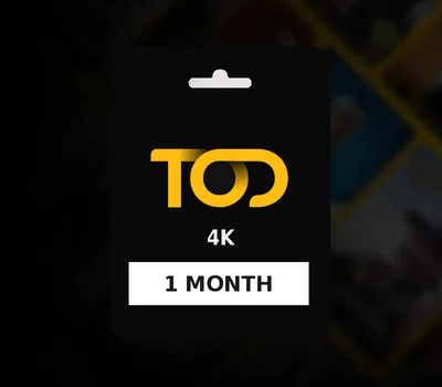 TOD TV 4K 1 Month Subscription Key AE — лицензионный ключ