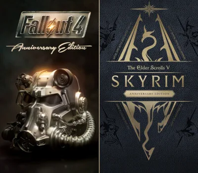 The Elder Scrolls V: Skyrim Anniversary Edition + Fallout 4: Anniversary Edition EU XBOX One / Xbox Series X|S CD Key — лицензионный ключ