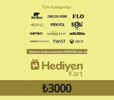 Hediyen KART - All Access TRY 3000 Gift Card TR — лицензионный ключ