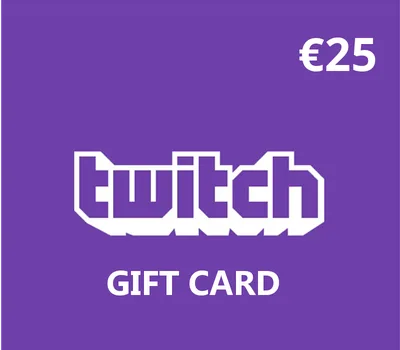 Twitch EUR 25 Gift Card ES — лицензионный ключ